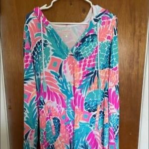 Lilly Pulitzer Rylee tunic in Goombay Smash